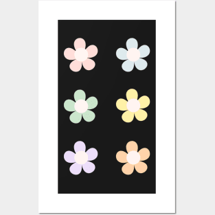 Bib flower softest pastel 2 Posters and Art